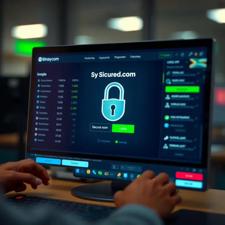 Secure login interface emphasizing account protection and privacy