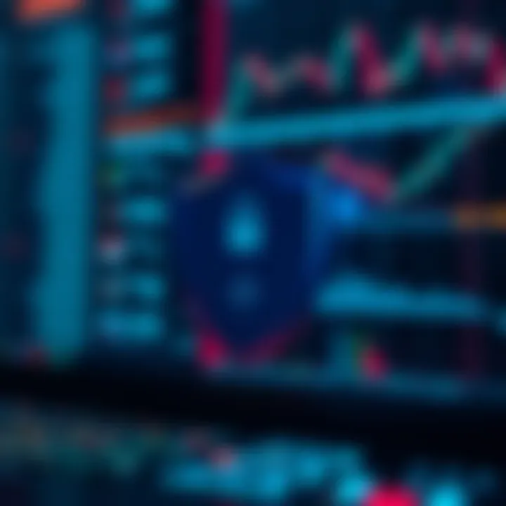 Illustration of account protection with shield and lock symbols representing cybersecurity measures in trading platforms
