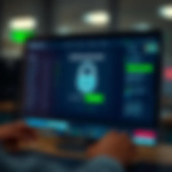 Secure login interface emphasizing account protection and privacy