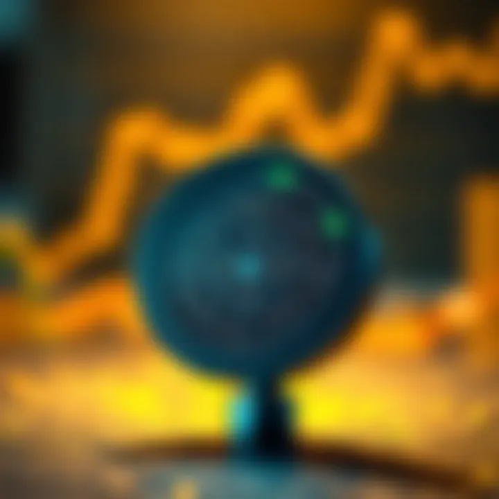 Conceptual illustration of blockchain technology and regulatory frameworks affecting digital assets