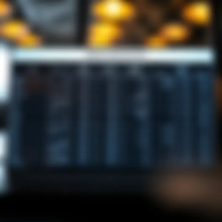 Comparison chart highlighting fees and features of various South African options trading platforms