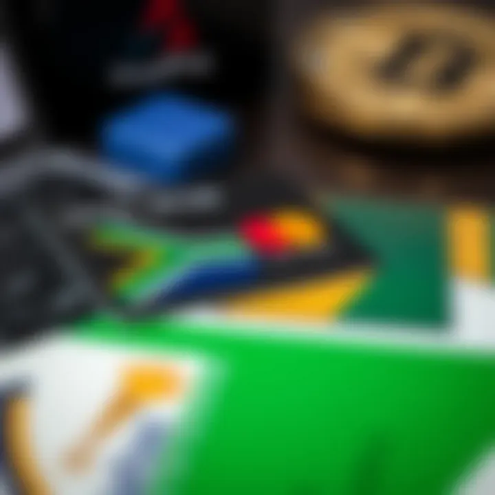 Visual representation of payment methods available on Pocket Option for South African users