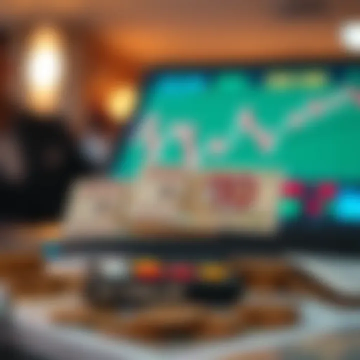 Illustration of financial strategies to manage currency exchange fluctuations for businesses and individuals