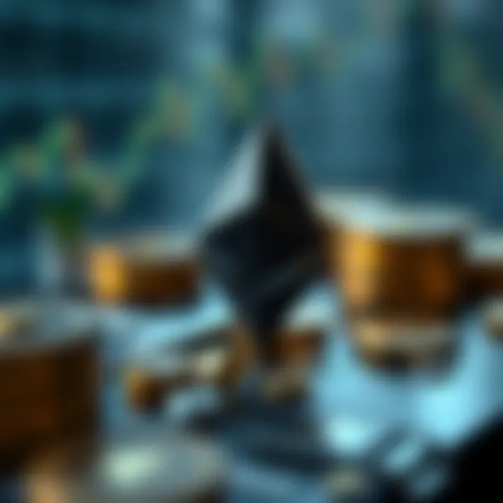 Illustration of regulatory impacts and global market sentiment affecting Ethereum investment decisions