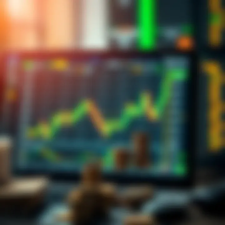 Visual representation of capital growth and trading success strategies for Forex traders