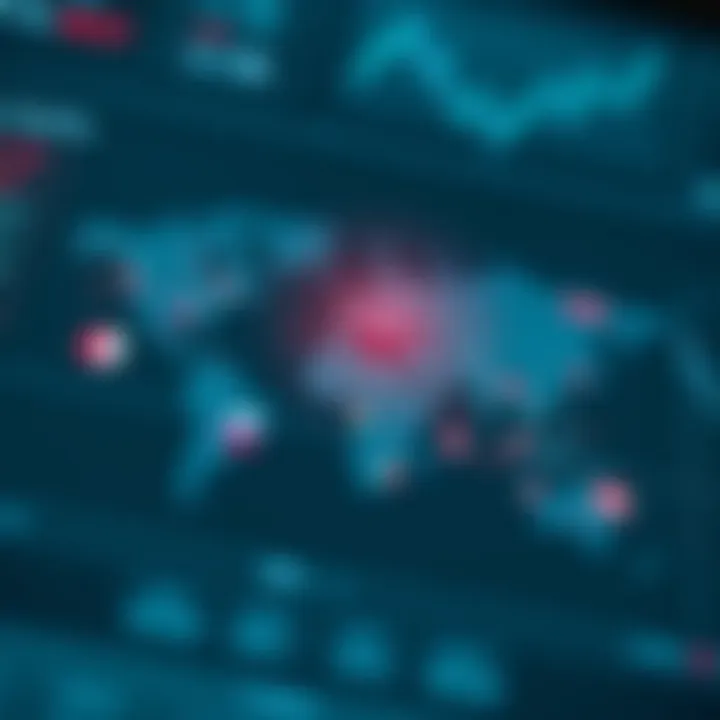 Global map highlighting geopolitical events affecting currency fluctuations and market sentiment
