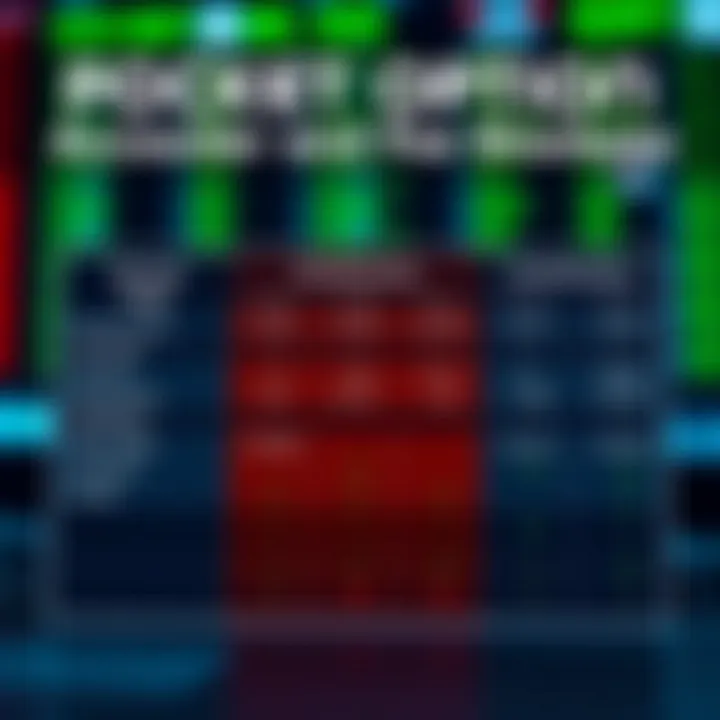 Comparative chart illustrating different account types and fee structures offered by Pocket Option