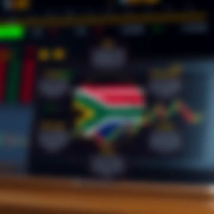 Conceptual diagram of risk management techniques tailored for forex traders in South Africa