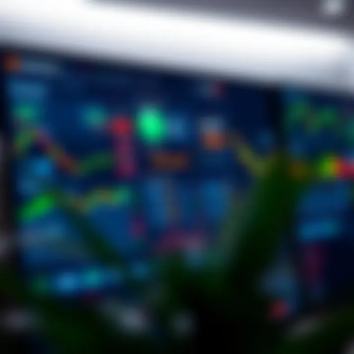 Dashboard displaying various trading options and market data on QuickTrade platform