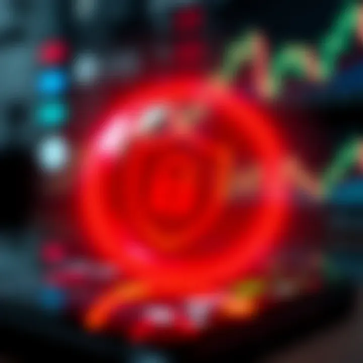 Security shield icon representing account protection on digital device