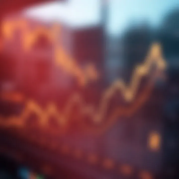 Graph showing the exchange rate trends between South African rand and Indian rupee over time