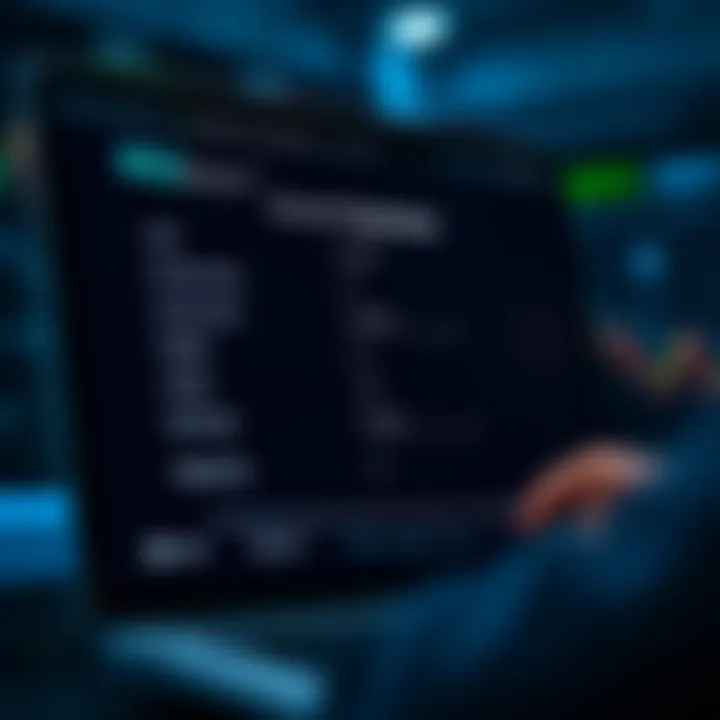 User interface of RCG Markets platform showing account type options and registration form