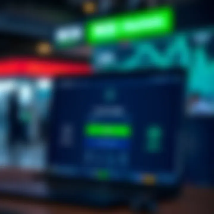 Secure login screen with verification and funding icons for RCG Markets platform