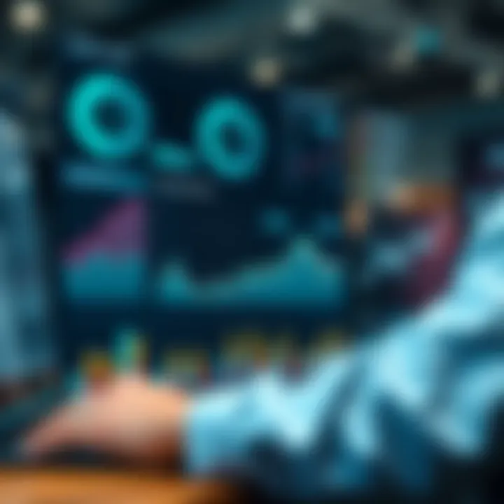 Data analysis dashboard illustrating strategic decision-making in commerce