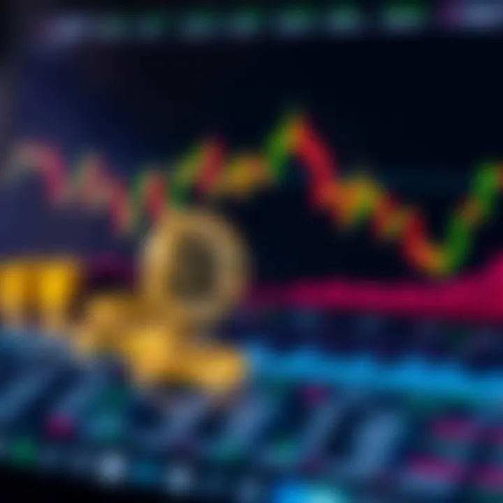 Visual depiction of financial charts and digital currency icons highlighting investment strategies