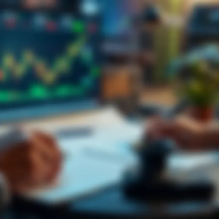 Developing Trading Strategies Using Demo Accounts Illustration of strategy development with charts and notes for improving trading skills using demo accounts
