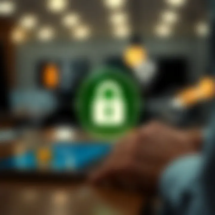 Secure and Efficient Deposit Process on Deriv Illustration of a secure online transaction with icons representing security and quick processing times