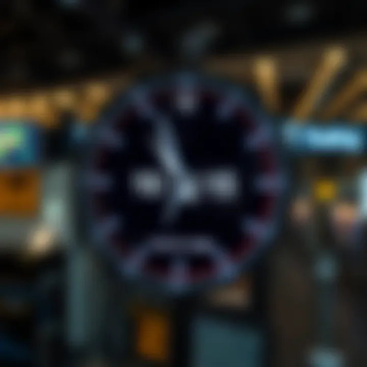 World clock showing New York and South Africa time zones for trading