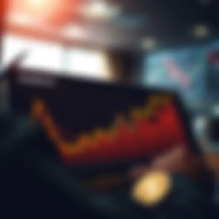 Graph showing growth of forex account balance using no deposit bonus