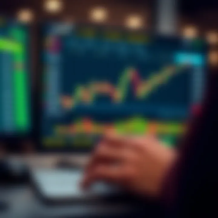 User interface of Pocket Option demo account showing trading chart and options