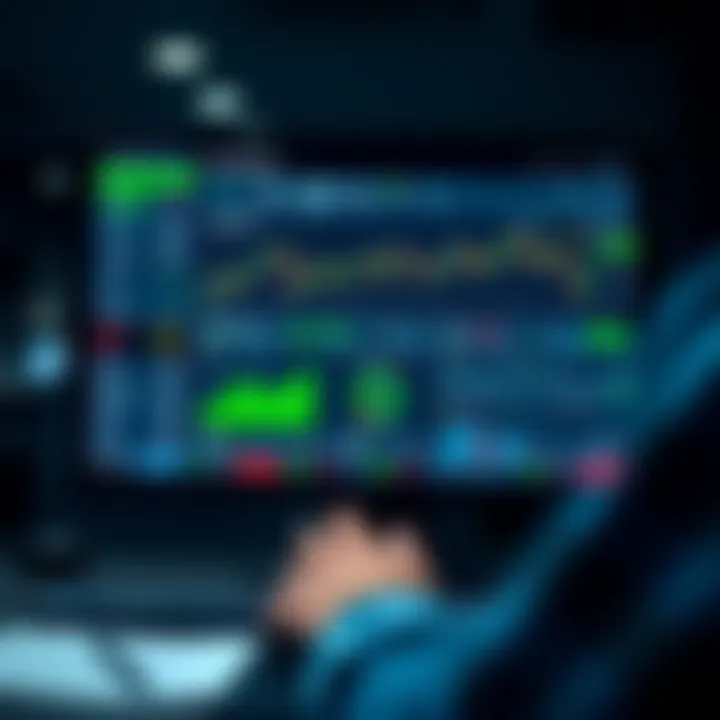 User interface of PocketOption trading platform showing various market charts and trading options