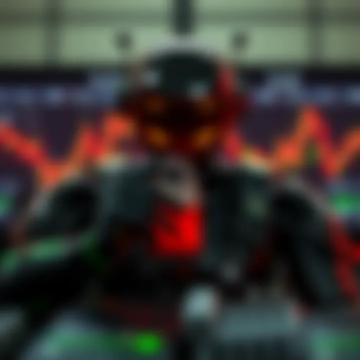 Visual representation of secure trading with RobotTrader APK emphasizing encryption and user protection