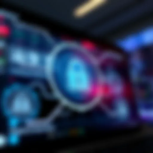Vault Markets Security Measures for Safe Trading Illustration of security features including encryption and secure login protecting online trading accounts