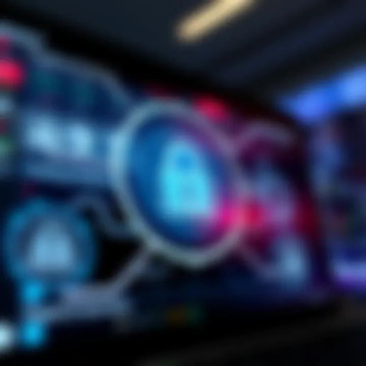 Vault Markets Security Measures for Safe Trading Illustration of security features including encryption and secure login protecting online trading accounts