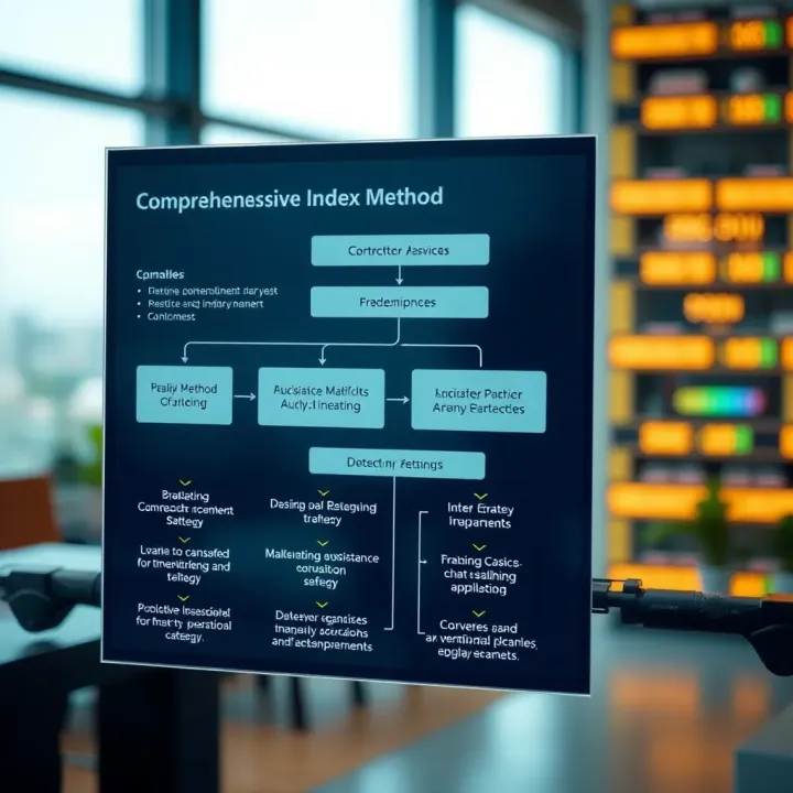 Flowchart demonstrating key components and application areas of the index method