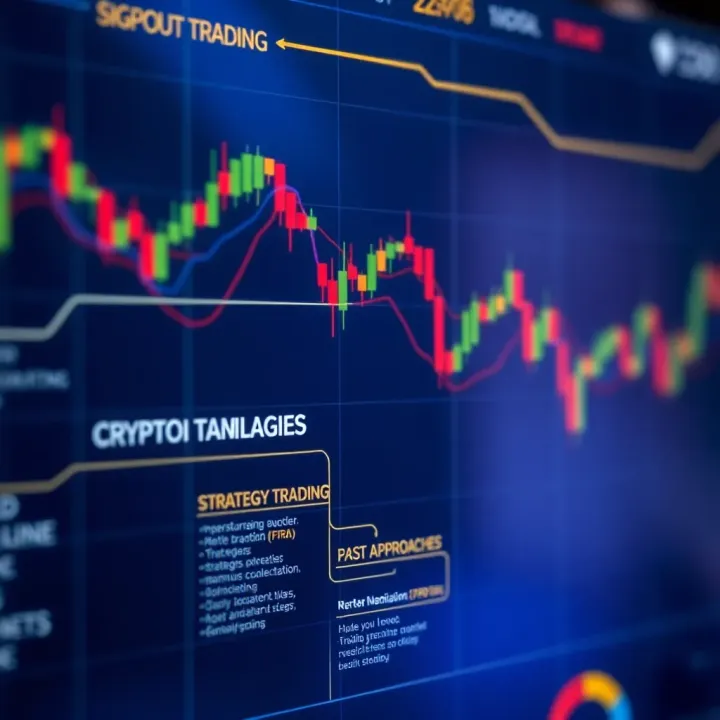 Diagram illustrating different cryptocurrency trading strategies and their market approaches