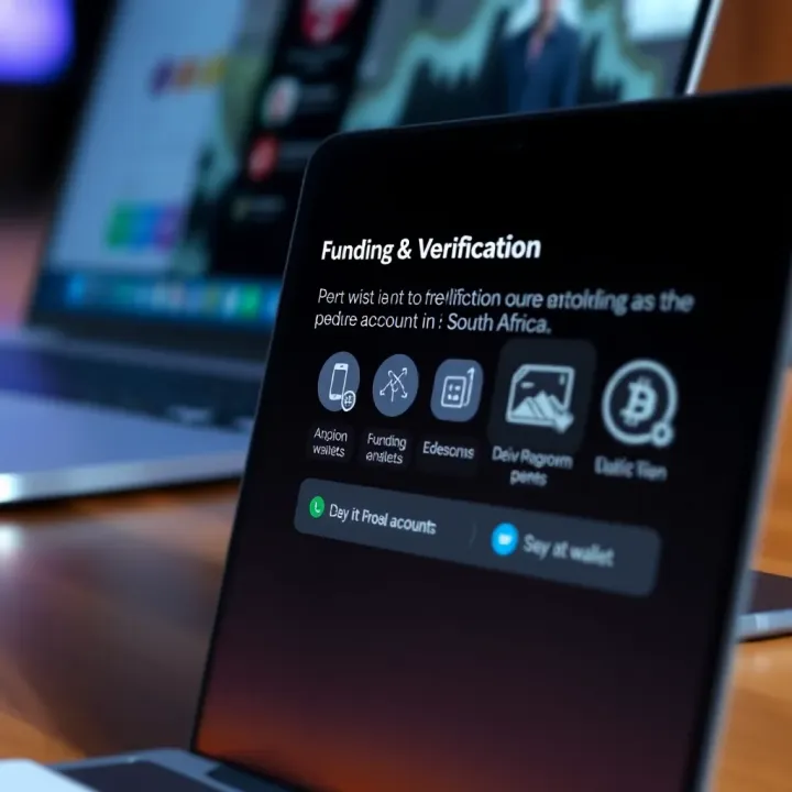 Funding and Verification Options for Deriv Accounts Digital wallet and banking icons representing funding options