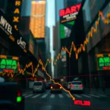 Graph illustrating pre-market and after-hours trading activity for the Dow Jones index