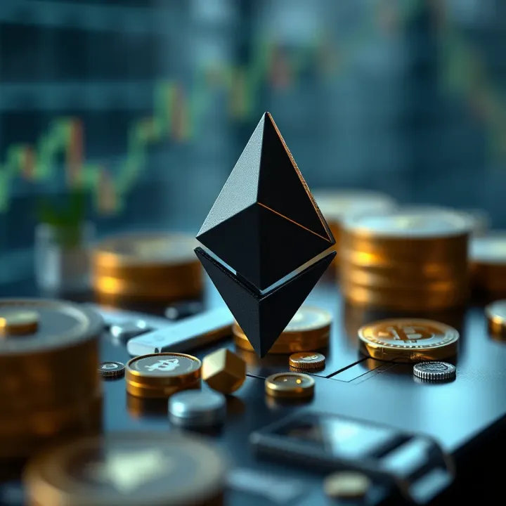 Illustration of regulatory impacts and global market sentiment affecting Ethereum investment decisions
