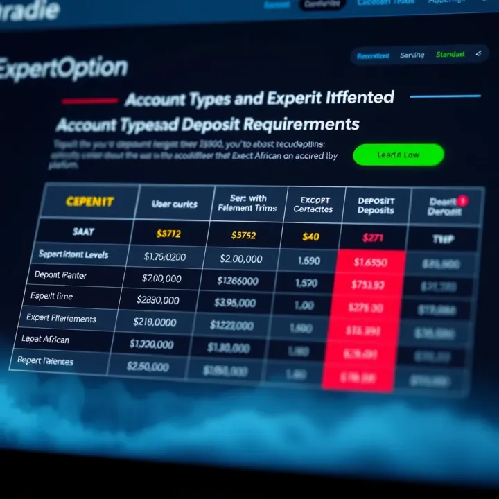 ExpertOption Minimum Deposit Guide for South African Traders