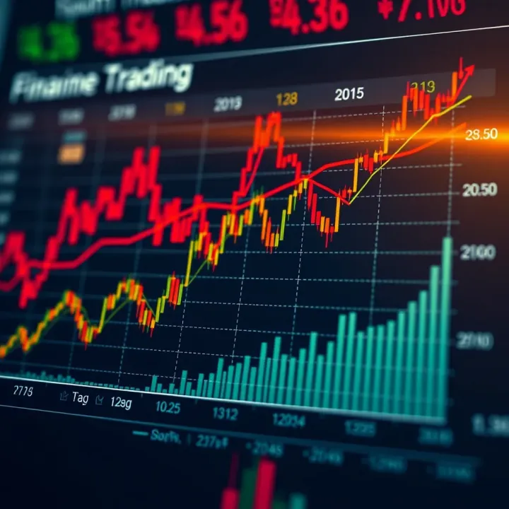 Graph depicting trading performance and risk management in South African proprietary trading