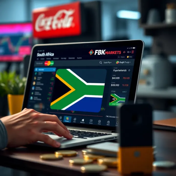 Illustration of secure online payment options tailored for South African traders using FBK Markets broker