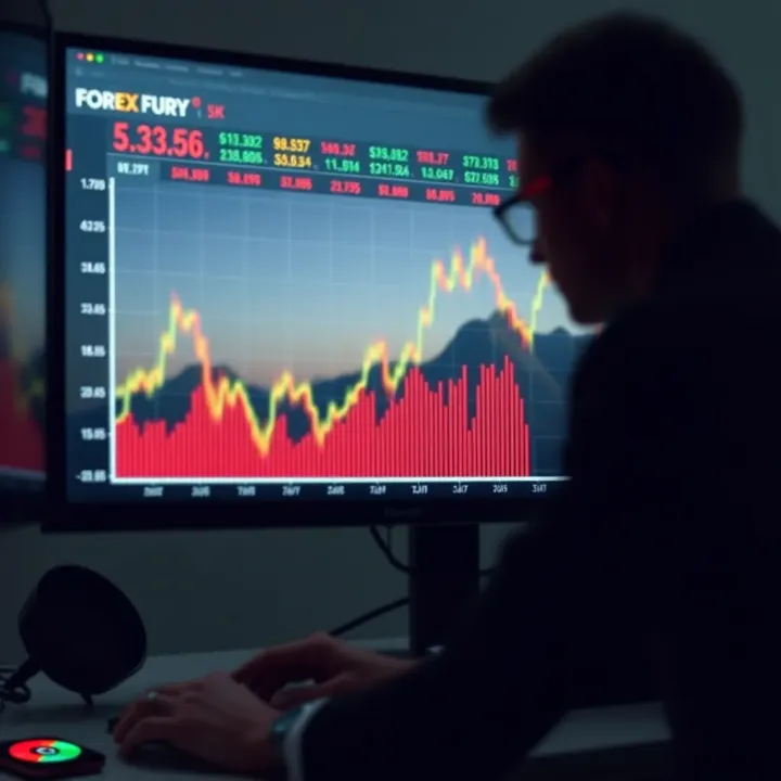 Forex Fury Insights on South African Forex Market Trends Graph depicting forex market trends relevant to South African economic environment