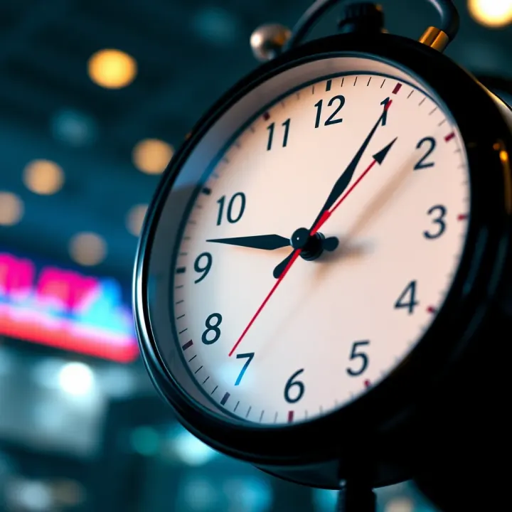 Forex market clock highlighting the New York trading session period