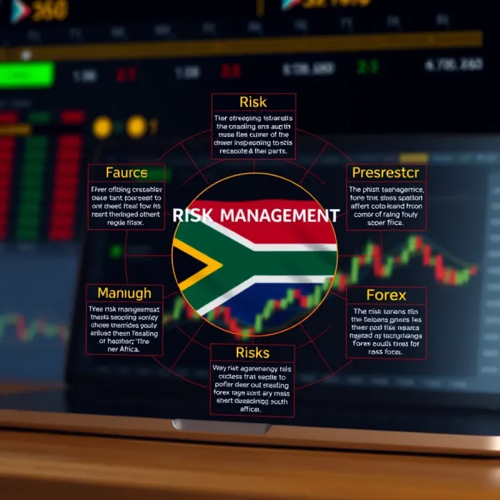 Essential Risk Management Strategies for Forex Trading in South Africa Conceptual diagram of risk management techniques tailored for forex traders in South Africa