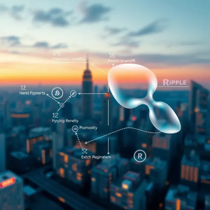 Ripple’s Role in Enhancing Cross-Border Payment Systems Conceptual visualization of cross-border payment flows facilitated by Ripple technology