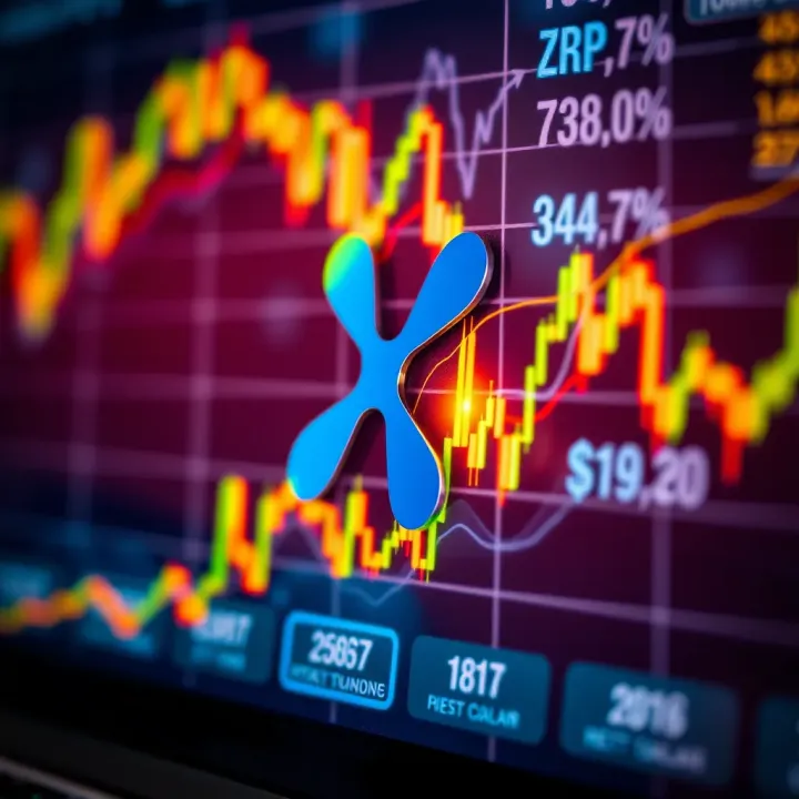 Graph showcasing Ripple XRP price movements in a fluctuating market