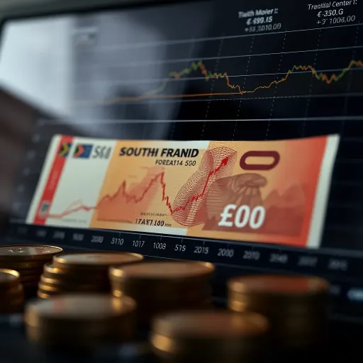 South African Rand Trends and Fluctuations Overview Graph showing trends and fluctuations of South African Rand against major currencies