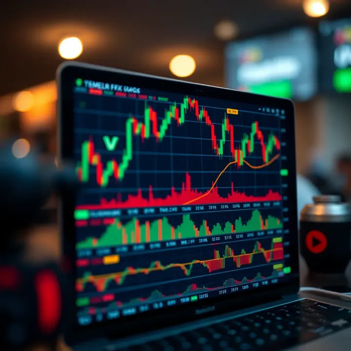 Chart displaying forex trading trends and analytics suitable for South African market analysis