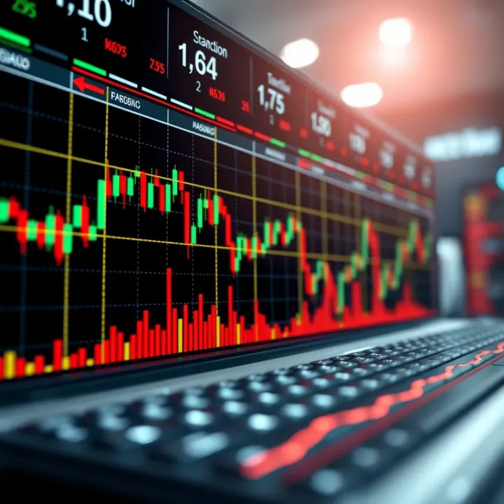 Visualizing Synthetic Indices on a Trading Platform Graphical representation of synthetic indices fluctuating within a digital trading platform interface