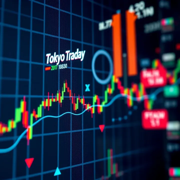 Graph showing currency pairs activity during Tokyo forex trading session