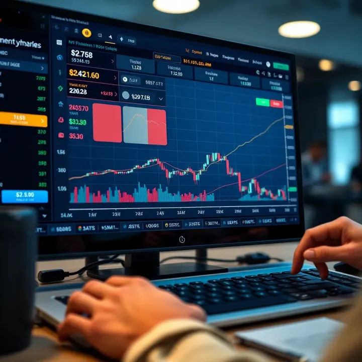 Dashboard of IQ Option trading platform displaying forex, cryptocurrency, and binary options markets