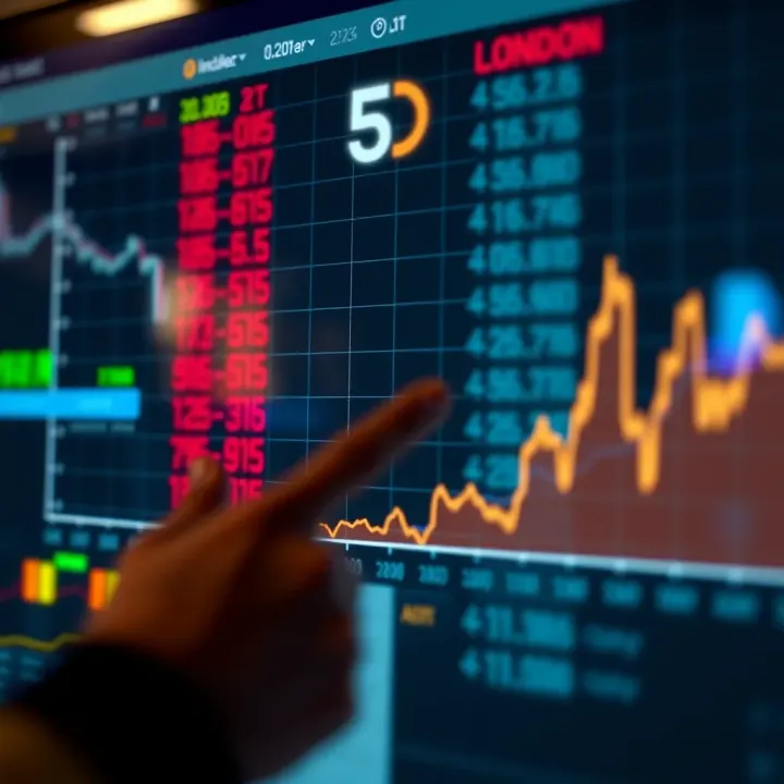 Forex Market Activity During London Session in South Africa Graph illustrating forex market activity peaks during London trading hours