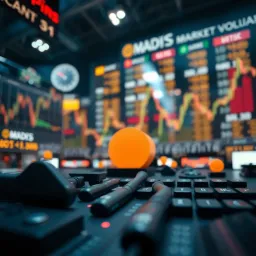 Balancing Risk and Reward Through Market Volatility Strategies Conceptual illustration of strategies balancing risk and reward in financial markets