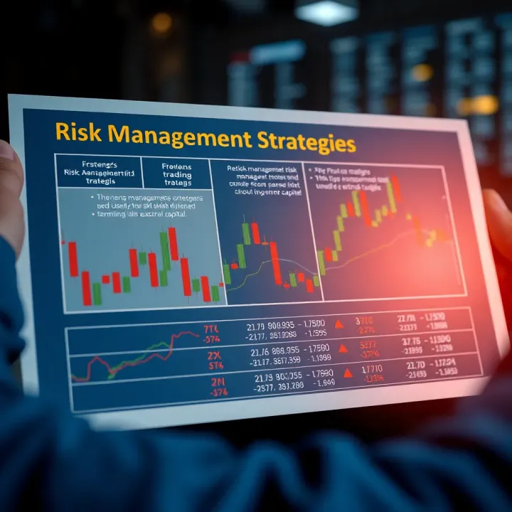 Risk Management Strategies in Funded Trading Chart showing key risk management strategies used by skilled funded traders handling external capital
