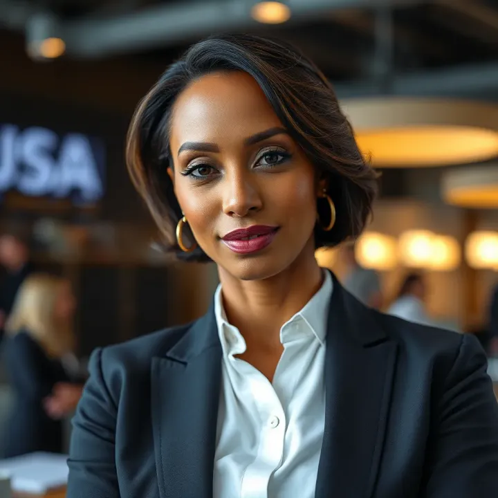 Portrait of Stacey Burke showcasing a confident and professional demeanor